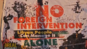 theREALnews -- "Wir wollen keine militärische Intervention!"