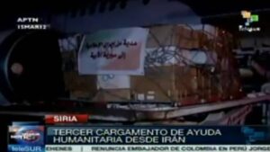 Iran schickt Syrien humanitäre Hilfsgüter