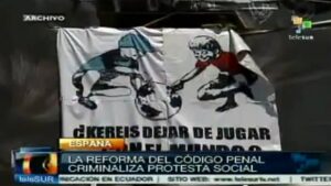 Ablehnung einer Strafrechtsreform in Spanien
