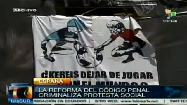 Ablehnung einer Strafrechtsreform in Spanien