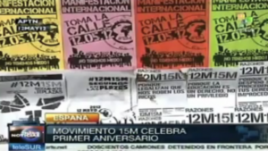 Spanische Bewegung 15M feiert ersten Jahrestag