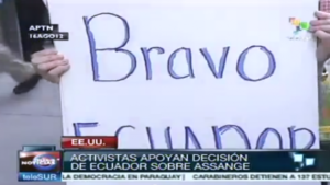 US-Aktivisten unterstützen Assange