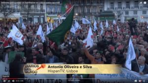 Militär in Portugal protestiert gegen Kürzungen