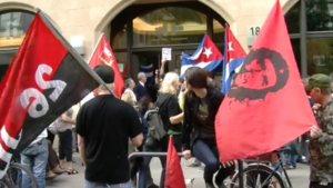 Protest gegen kubanische Regierungsgegnerin