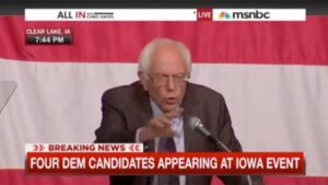 Bernie Sanders: "NO ONE WILL TELL YOU"