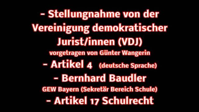 (Teil 1) Bayer. „Integrationsgesetz“ Veranstaltung München 6.4.2016