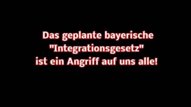 (Teil 2) Bayer. „Integrationsgesetz“ Veranstaltung München 6.4.2016