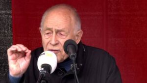 Heiner Geißler spricht zum Tag der Arbeit in Trier
