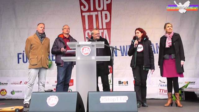 STOPP TTIP Demo Hannover 2016 Redebeiträge