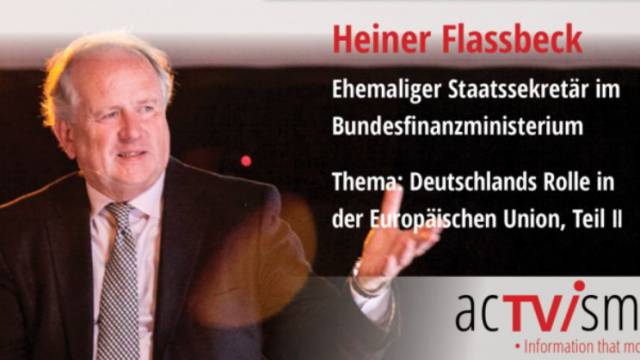 Deutschlands Rolle in der Europäischen Union mit Heiner Flassbeck Teil 2