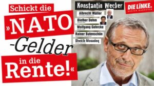 "Schickt die NATO (Gelder) in die Rente"