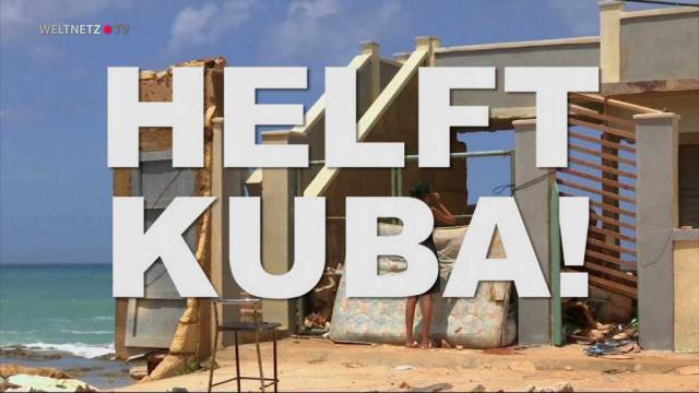 Helft den Hurrikan-Opfern in Kuba