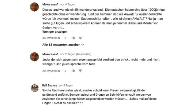 Dr. Rolf Geffken, Anwalt für Arbeits- und Wirtschaftsrecht, erhält massive Morddrohungen
