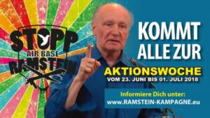 Eugen Drewermann: Aufruf zur Kampagne "Stopp Air Base Ramstein" 2018