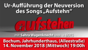 Die Bots: Aufstehen, alle Menschen sollen aufstehn!