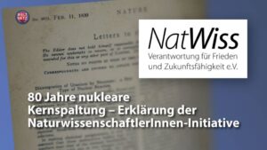 80 Jahre nukleare Kernspaltung