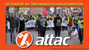 Solidarität mit der Rebellion der Gilets Jaunes gegen den Neoliberalismus