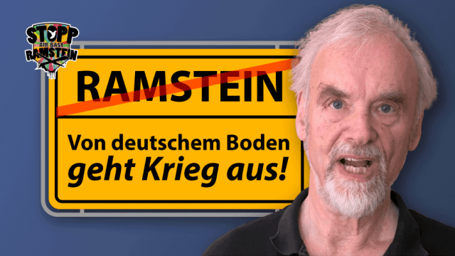 Von deutschem Boden geht Krieg aus!