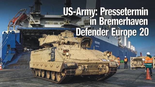 US-Army: Pressetermin in Bremerhaven