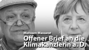 Offener Brief an die Bundeskanzlerin, Frau Angela Merkel