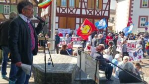 NATO Lügen verfangen nicht - Ostermarsch 2022 in Bruchköbel