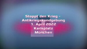 Stoppt den Krieg!