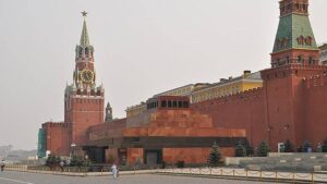 Weltnetz direkt vom Roten Platz aus Moskau