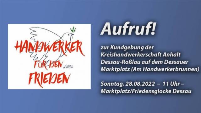 Handwerker für den Frieden