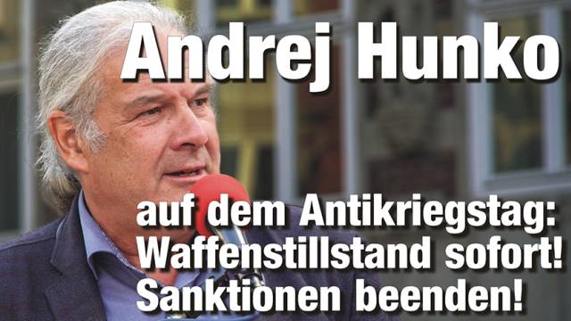 Andrej Hunko: auf dem Antikriegstag