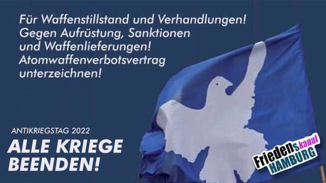 Antikriegstag Hamburg 2022