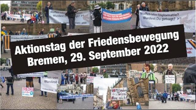 Aktionstag der Friedensbewegung in Bremen