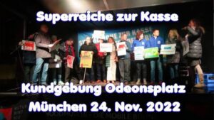 #SolidarischerHerbst Protestkundgebung München
