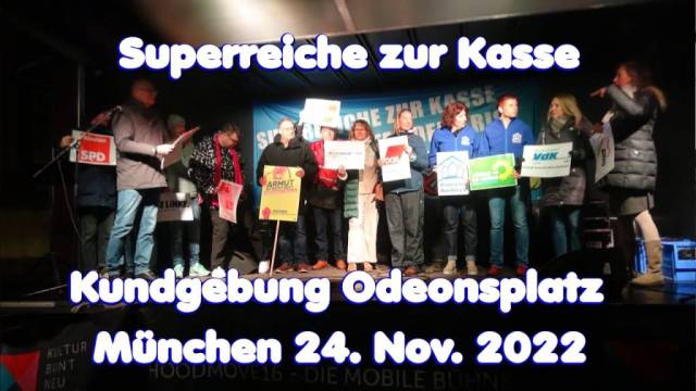 #SolidarischerHerbst Protestkundgebung München