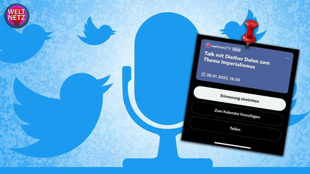 Event: Talk mit Diether Dehm auf Twitter