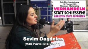 Rede von Sevim Dagdelen auf der AntiSiKo Kundgebung
