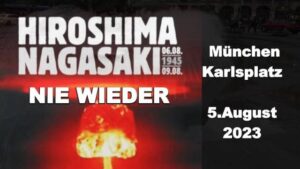 HIROSHIMA UND NAGASAKI MAHNEN
