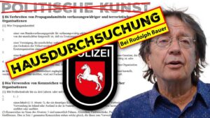 Hausdurchsuchung wegen politischer Kunst
