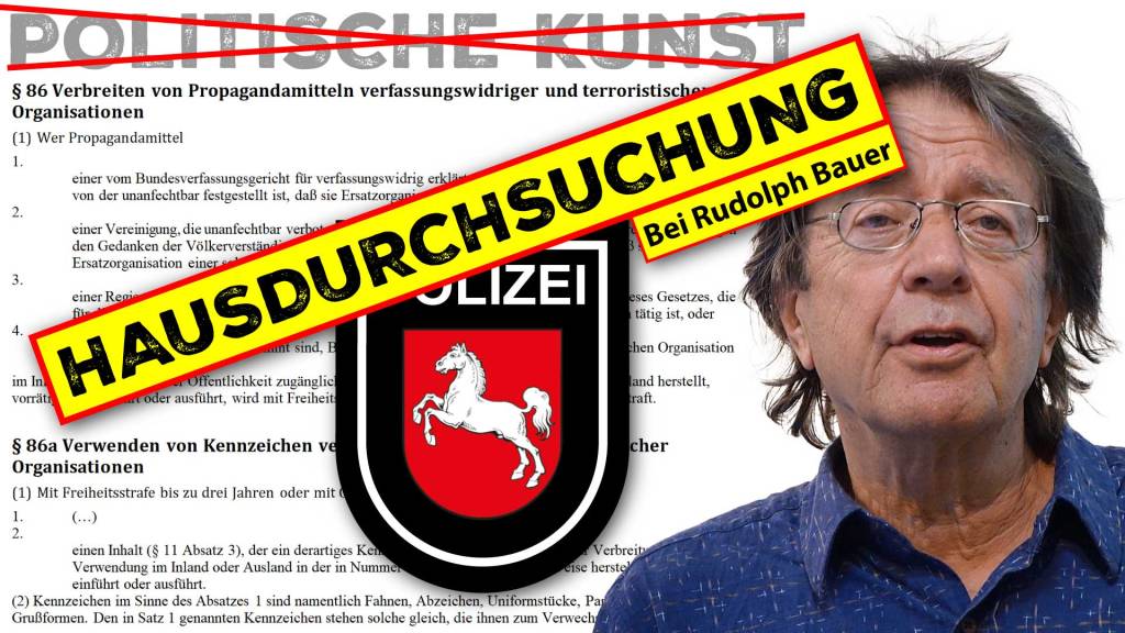 Hausdurchsuchung wegen politischer Kunst