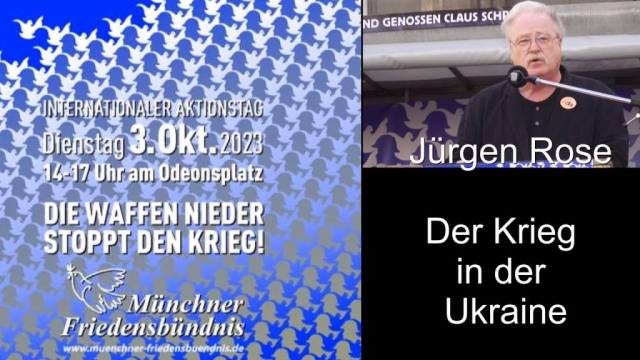 Jürgen Rose Oberstleutnant s.D. „Der Krieg in der Ukraine“