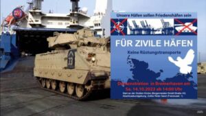 Bremerhaven soll kein Kriegshafen sein!