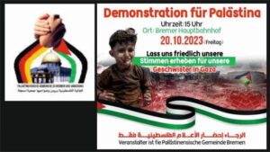 Demonstration für Palästina