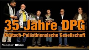 35 Jahre Deutsch-Palästinensische Gesellschaft Bremen