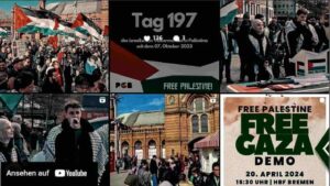 Free Gaza! Demo am 20. April 2024 in Bremen