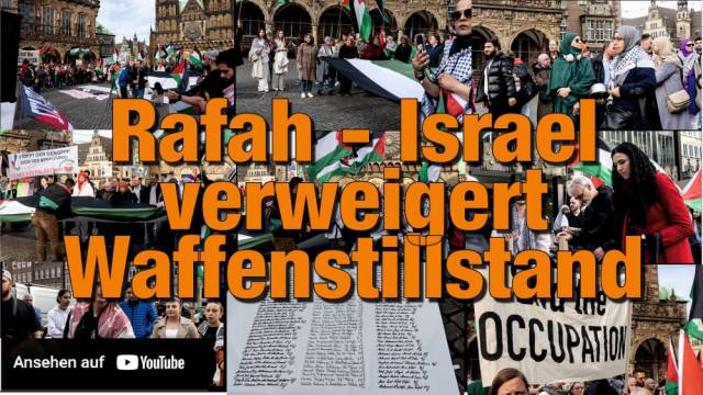 Rafah – Israel verweigert den Waffenstillstand