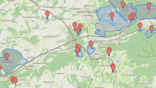 Ramstein und Kaiserslautern: zentrale Orte der Militarisierung und Kriegsführung