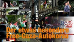 Der etwas besondere Free-Gaza-Autokorso
