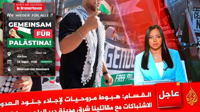 Al Jazeera berichtet: Demo in Bremerhaven