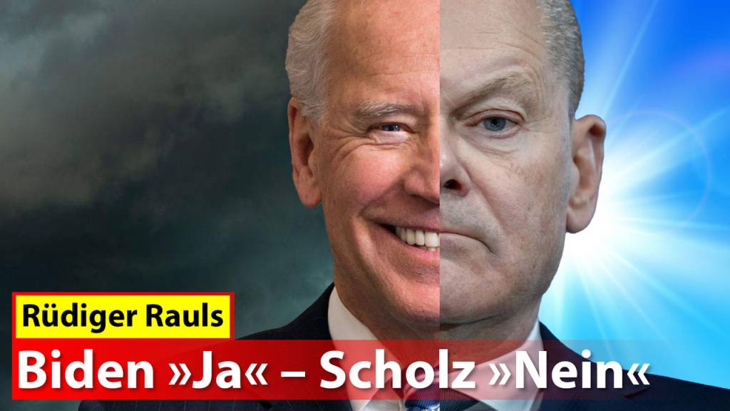 Biden „Ja“, Scholz „Nein“