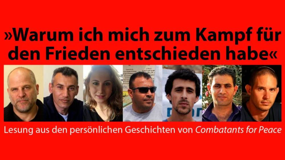 Lesung: „Warum ich mich zum Kampf für den Frieden entschieden habe“