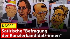 Satirische "Befragung der Kanzlerkandidat/-innen"
